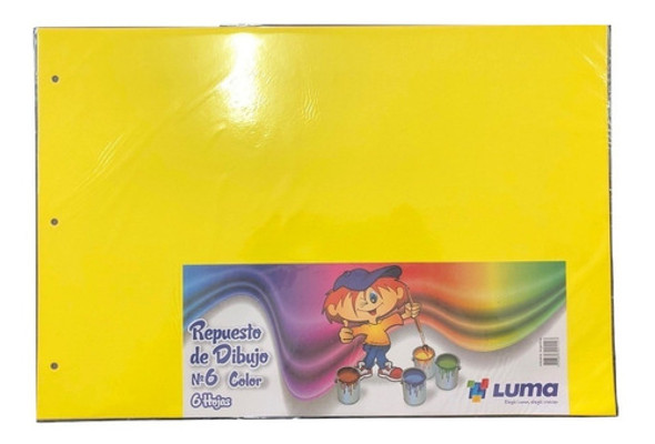 5 Repuestos Luma Canson N°6 Color X 6 Hojas 0