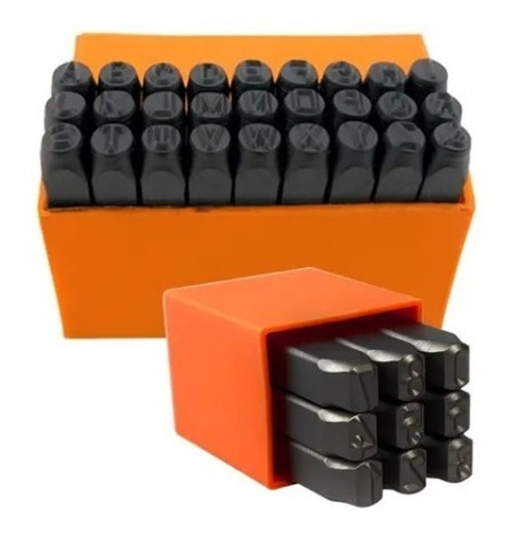 Kit Marcador Punzon Alfanumérico 36 Piezas 2mm Letras/núme 0