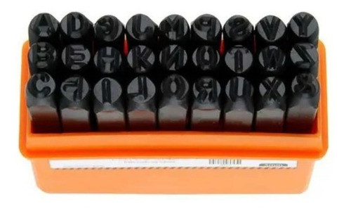 Kit Marcador Punzon Alfanumérico 36 Piezas 2mm Letras/núme 1