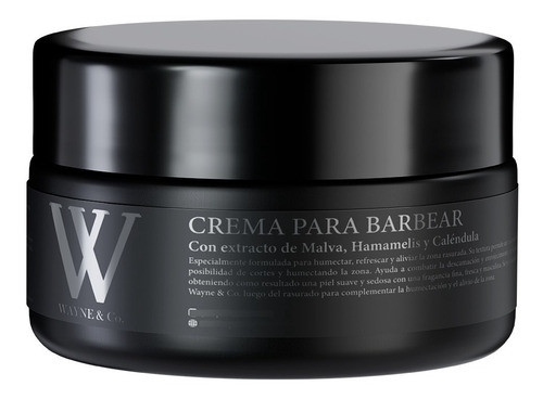 Crema Para Barbear Suavizante Wayne & Co. X 200g 0