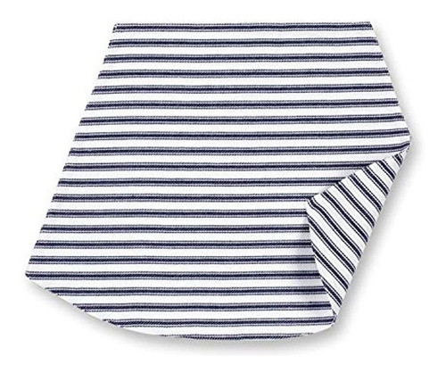 Cackleberry Home Manteles Individuales Curvos De Rayas Blanc 1