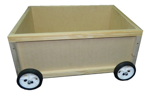Carro  Madera Natural Ideal Juguetes Y Smith Hill 0