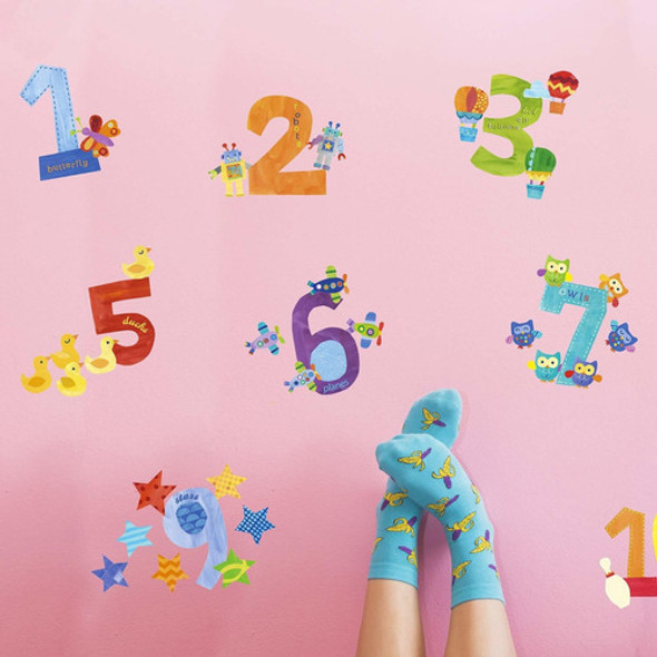 Vinilo Decorativo Pared [0i8krvro] Numeros 0