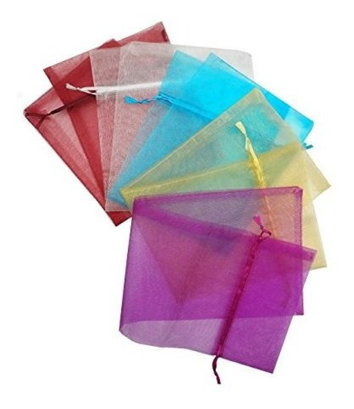 Ankirol  10 Bolsas Pequeñas Transparentes De Organza 55145 1