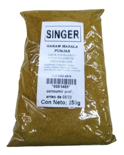 Garam Masala Punjab 250g. Lleve 3 Pague 2. 0