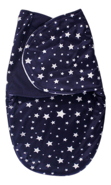Hudson Baby Unisex Baby Plush Swaddle Wrap, Estrella Azul Ma 0
