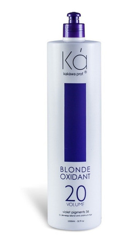 Oxidante Blonde 20 Volumenes Kakawa Platinados Matizador 0