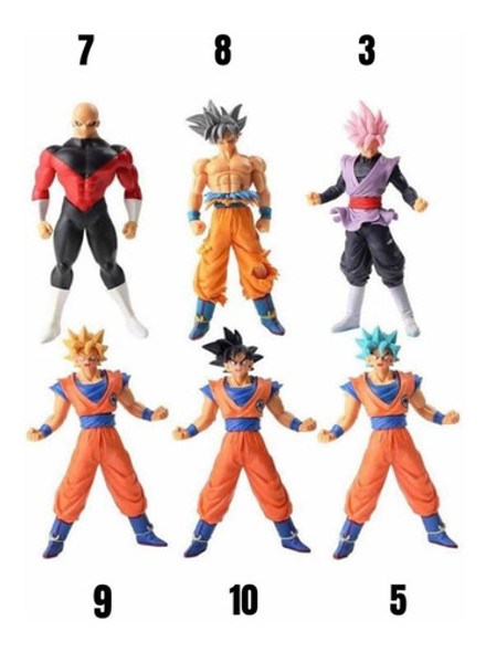 Muñecos Dragon Ball Z Gogeta Goku Jiren Ultra Instinto Y +++ 1