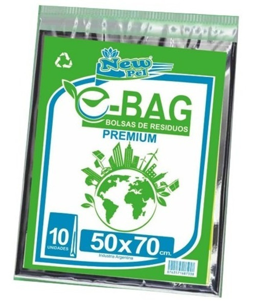 Bolsas Residuos 50x70 Rollo Reforzadas Pack 50uni Negras 0