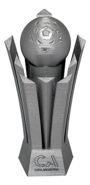 Replica Trofeo De La Copa Argentina 20cm Alto - Impresion 3d 0