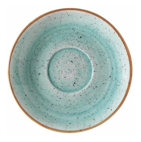 Set X 2 Plato De Cafe 12 Cm Bonna Linea Aqua Porcelana G 0