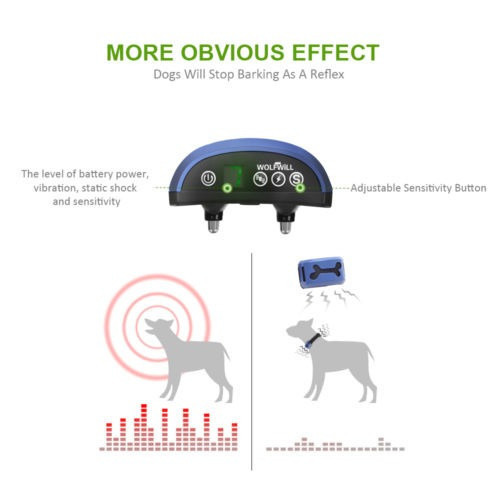 Anti Ladrido De Perro Choque Formación Collar Impermeable Re 1