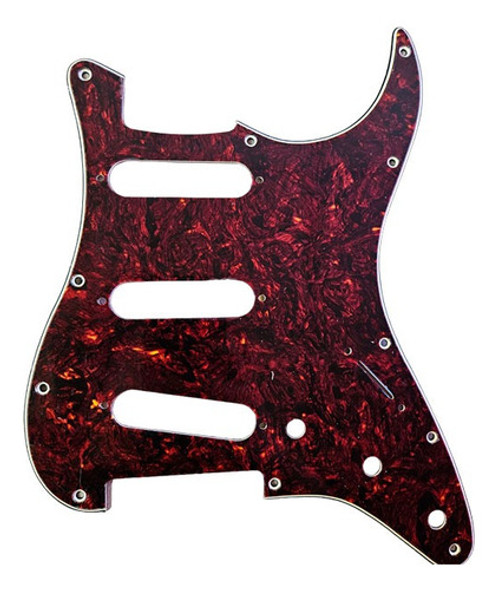 Pickguard Cool Parts Pst06sss Fender Strato 3 Simples 3 Capa 0