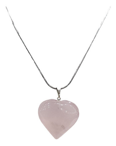 Dije Cuarzo Rosa Corazón 2,5cm Aprox Monte Kurama 0
