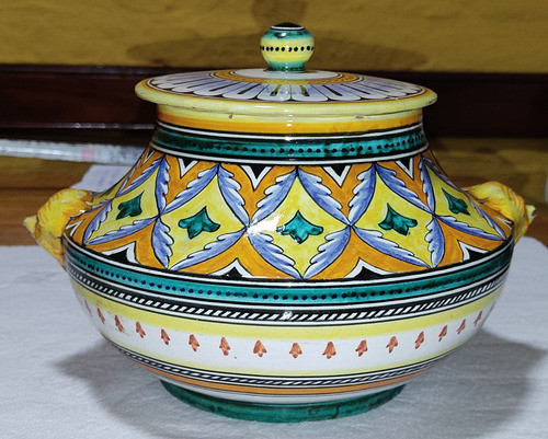Caramelera, Para Galletas, Etc., Pintada A Mano, Muy Hermosa 1