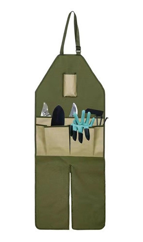 Delantal Practico Para Jardineria 3 Bolsillos De Calidad 0