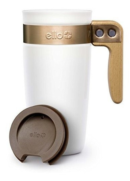 Taza De Viaje De Ceramica Ello Fulton Bpafree Con Tapa 16 O 1