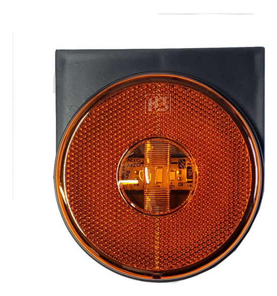 Farol - Lateral Led 88mm C/soporte Ambar 12-24v Ficha 2t 0