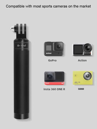 Palo Baston Selfie 68cm Para Camaras Gopro Go Metalica Mini 0