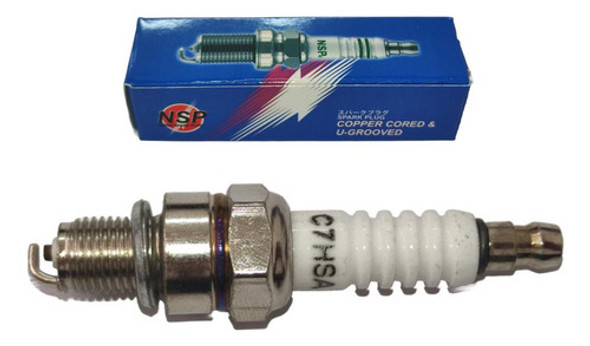 Bujia C7hsa ( A7tc ) Smash/ Ybr / Xtz125 10 Mm Nsp Buj-c7hsa 1