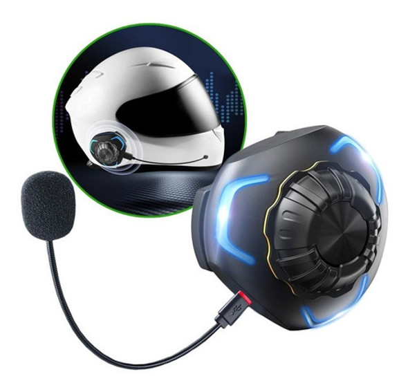 Auricular Inalambrico Para Casco Bt Con Mic Conduccion Osea 0