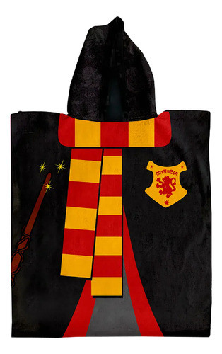Poncho De Toalla Infantil Piñata Harry Con Capucha 50x120cm 0