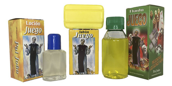 Combo Fluido Jabon Aroma Tapa A Rosca Juego Pai Joao 0
