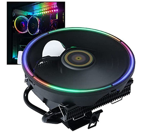 Ds Black Cpu Cooler Ventilador De Cpu De Enfriamiento De Ext 0