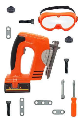 Sierra Caladora Juguete Nuevo Set Herramienta Kit Accesorios 0