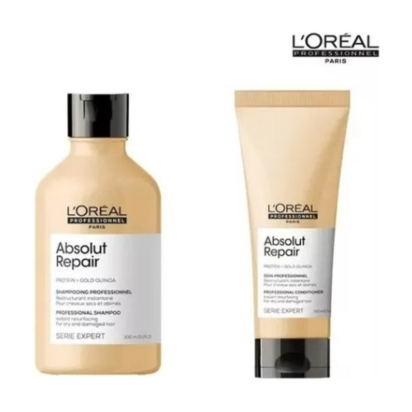 Loreal Kit Absolut Repair Shampoo + Acond Serie Expert 0