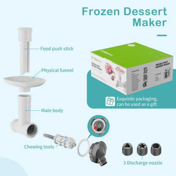 Accesorio Para Hacer Helados Sin Lácteos Para Kitchenaid 1 Accesorio Para Hacer Helados Sin Lácteos Para Kitchenaid 1