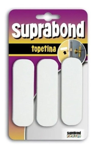 Topetina Suprabond De Goma Rectangular Blanca - Fc 0