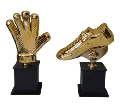 Trofeos De Fútbol (3) + Guante Y Goleador + Grabados 1