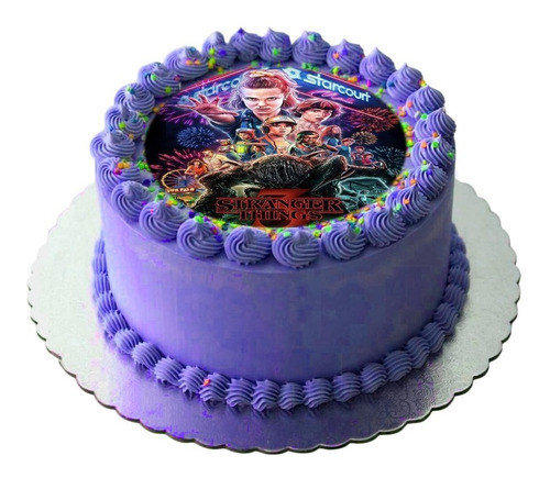 Láminas Comestibles Stranger Things Para Tortas En Horas 0