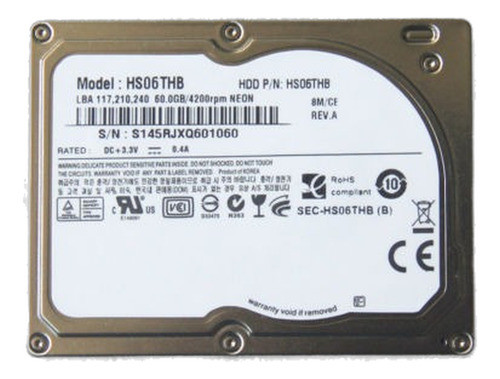 1.8  Hs06thb Zif 60gb Disco Duro Cambie Mk6028gal Mk8025gal 0