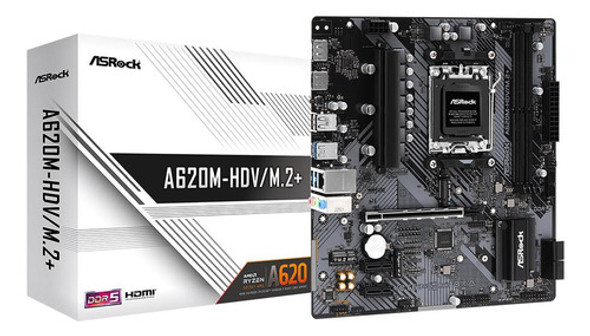 Tarjeta Madre Asrock A620m-hdv/m.2+ / Socket Am5 0