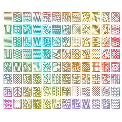 Eboot 288 Piezas 96 Diseños Nail Vinyls Nail Stencil Sticker 1