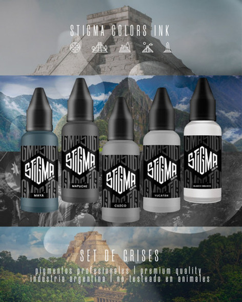 Tintas Tatuaje Set Grises Y Blanco Stigma Tattoo Premium 1 Tintas Tatuaje Set Grises Y Blanco Stigma Tattoo Premium 1