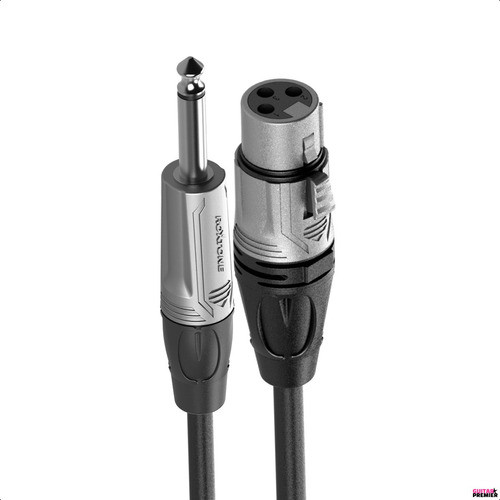 Cable Audio Para Microfono Canon - Plug 6.5 Balanceado 6m 1