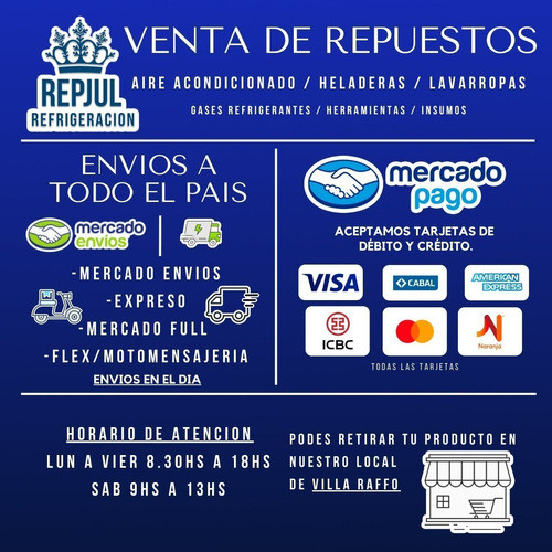 Placa Plaqueta Aire Acondicionado Siam Repjul 1