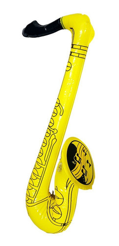Inflable De Cotillón-forma De Saxo -trompeta-carioca-- X 1 1