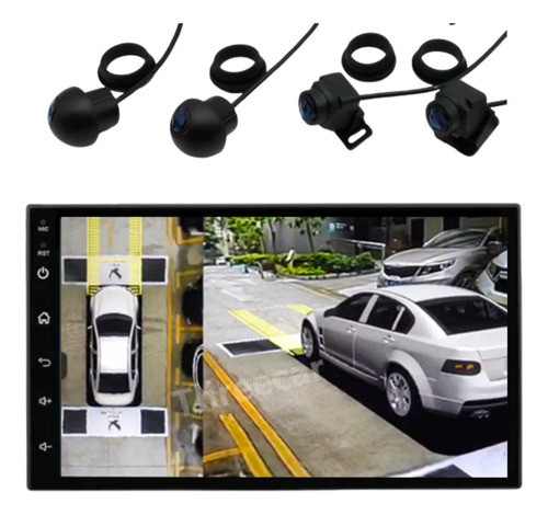 Sistema De Cámaras 360° Para Autos Maxima Seguridad 0