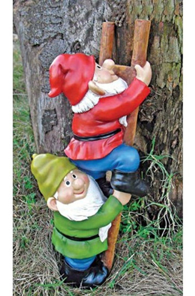 Diseño Toscano En La Escalera Escalada En Gnomos Estatua Div 1