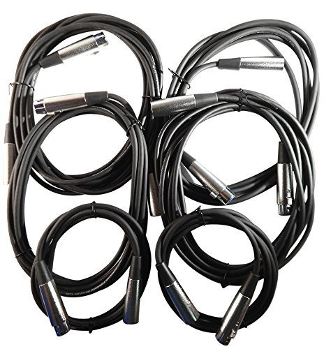 Your Cable Store Xlr   Mic Cable Kit Two 6 Ft Two 10 Ft An 0