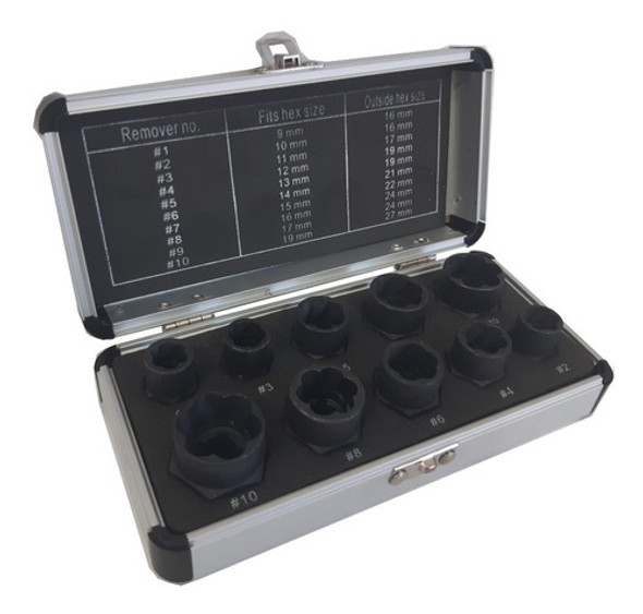 Extractor King Task Tornillo Roto Tuerca Rosca - Set X 10 0