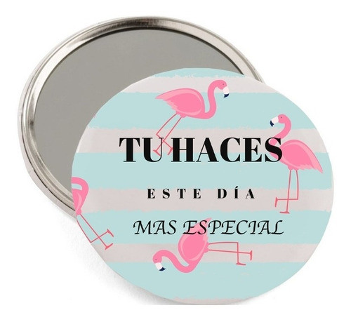 Pin Espejo Souvenir Personalizado 55mm X 20 Unidades 1