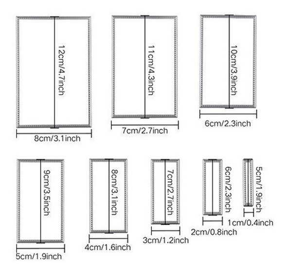 Plantilla De Corte P/troqueladora -rectangulo X8u-au291s3p1q 1
