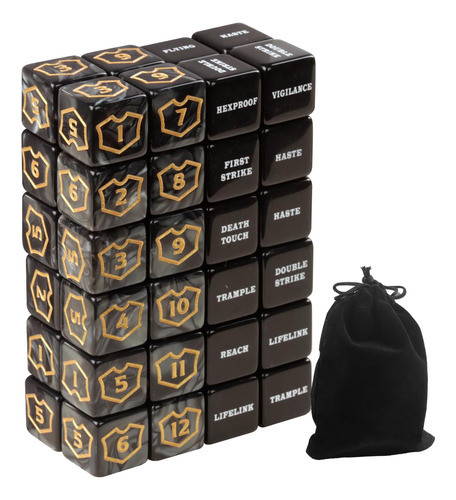 Conjunto De 48 Piezas: Tokens Y Dados Para Juegos De Cartas 0