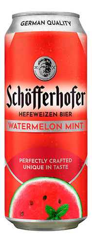 Cerveza Alemana Schofferhofer Con Sandia Y Menta Lata 500ml 0