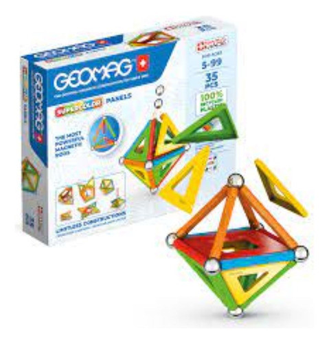 Juego Magnético 35 Piezas Supercolor Panels Niños 5 Años+ 0